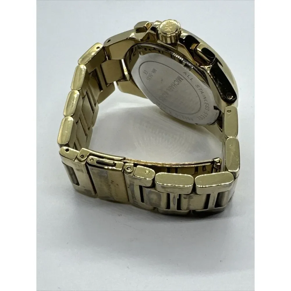 Michael Kors Camille MK5635 Women Gold Stainless Steel Dial Quartz Watch JNA762
